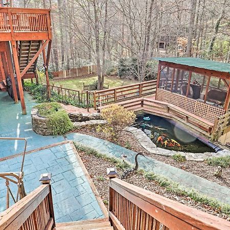 Asheville Mountain Getaway With Patio And Koi Pond! Zewnętrze zdjęcie
