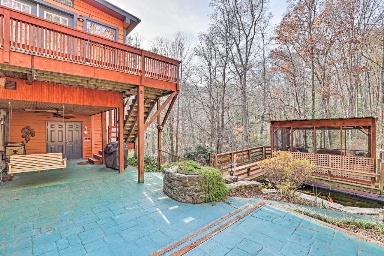 Asheville Mountain Getaway With Patio And Koi Pond! Zewnętrze zdjęcie